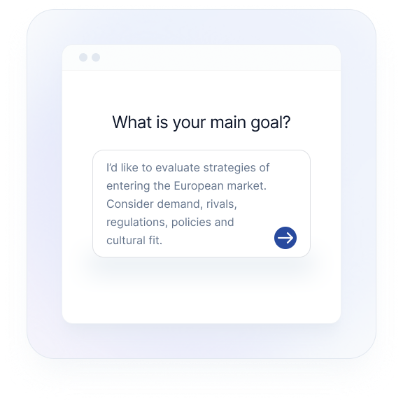 Frame the decision and scope